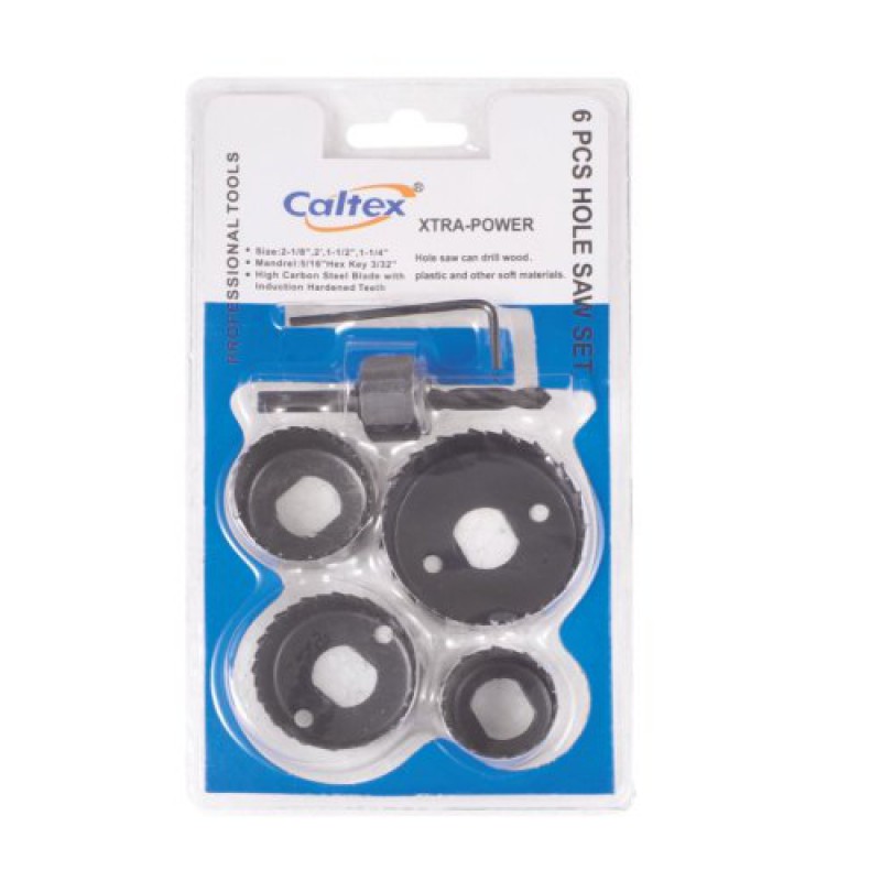 Caltex 6PCS Hole Saw set Pack of 1