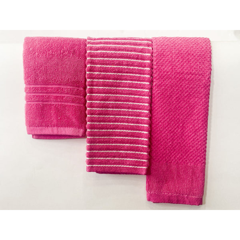 Fuschia pink bath online towels