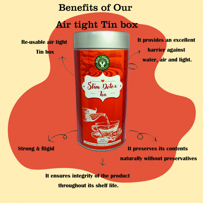 Bon Organo SLIM DETOX HERBAL TEA 100 gm