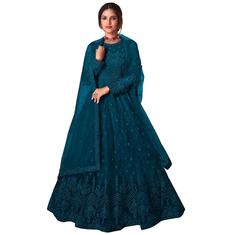 Indian Heavy Designer anarkali salwar Lehenga bollywood pakistani wedding  dress | eBay
