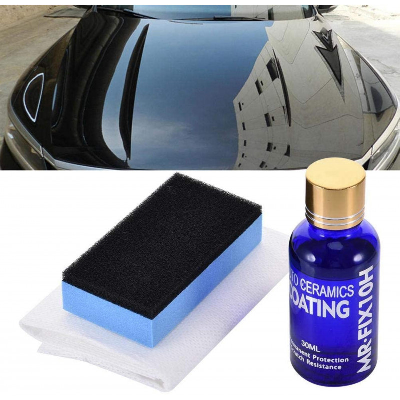 Tohuu Car Glass Polishing Compound Glass Coat Paint Protection Increased  Visibility 50ML Ultra Hard High Gloss Ceramic Car Coating With Sponge  Scratch Remover For Vehicles. fitting 