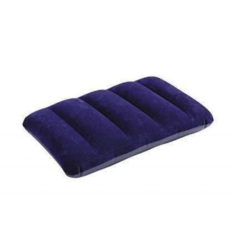 Careflection Velvet Air Inflatable Travel Pillow (Blue)