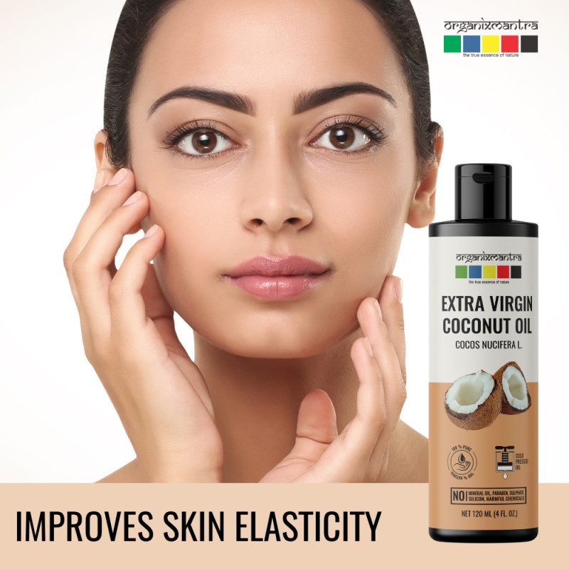 Organix Mantra Extra Virgin Coconut Oil, 100 Pure, Cold Pressed