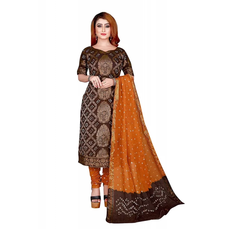 Miraan Printed Unstitched Cotton Dress Material And Churidar Suit For Women  (BAND1607) : Amazon.in: Fashion