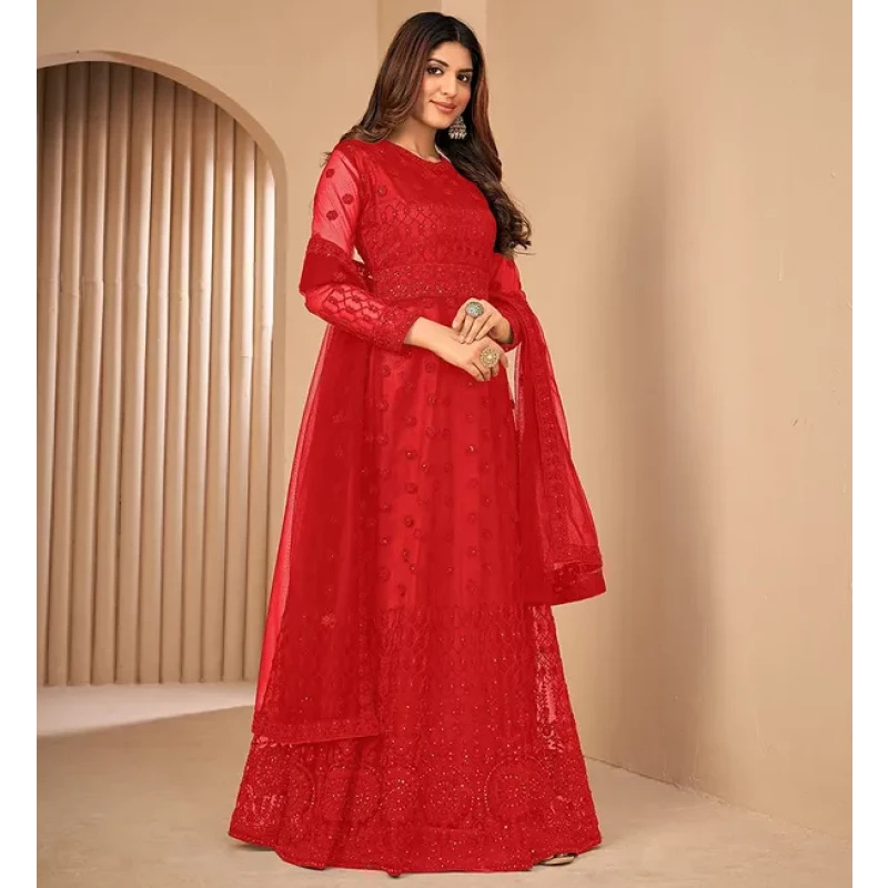 Update 117+ netted anarkali dress super hot