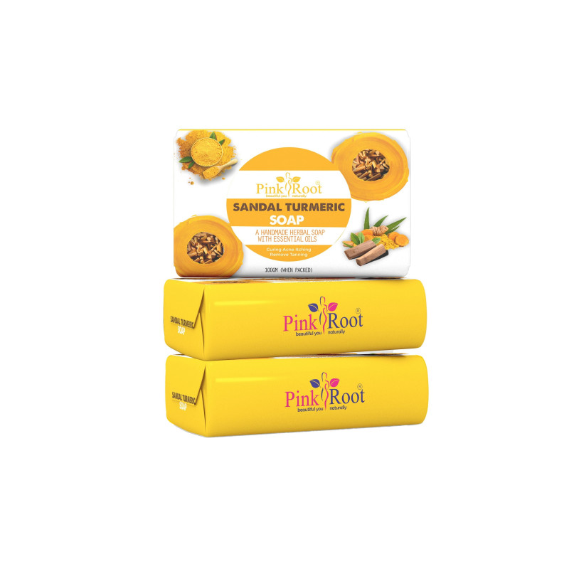 Soap with Sandal And Turmeric - Pack of 4 soaps Nepal | Ubuy