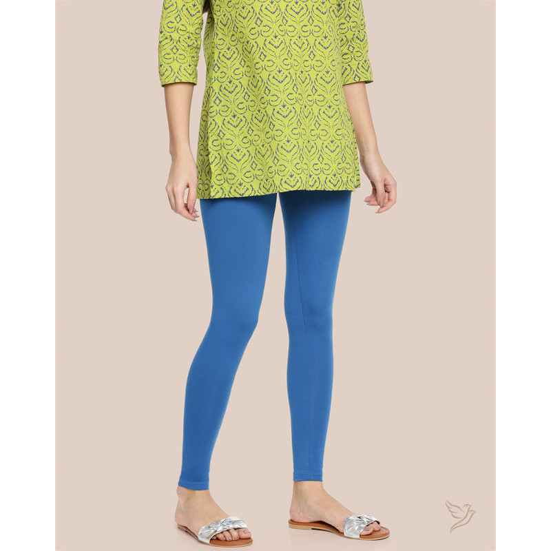 TWIN BIRDS Super Stretchable Cotton Fabric Ankle Length Leggings