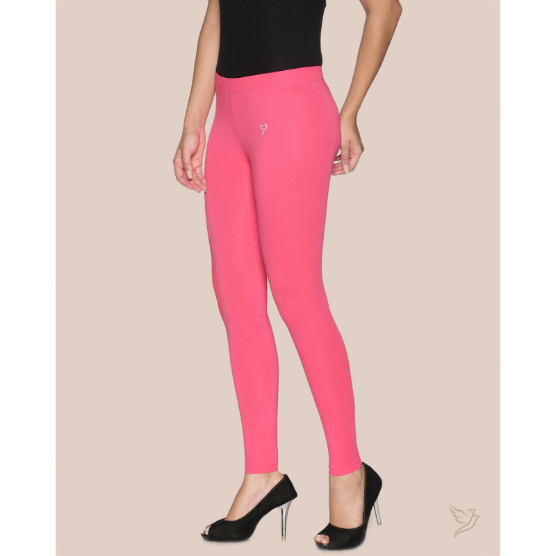 Cotton Plain Twin Birds Stretchable Ankle Legging at Rs 409 in