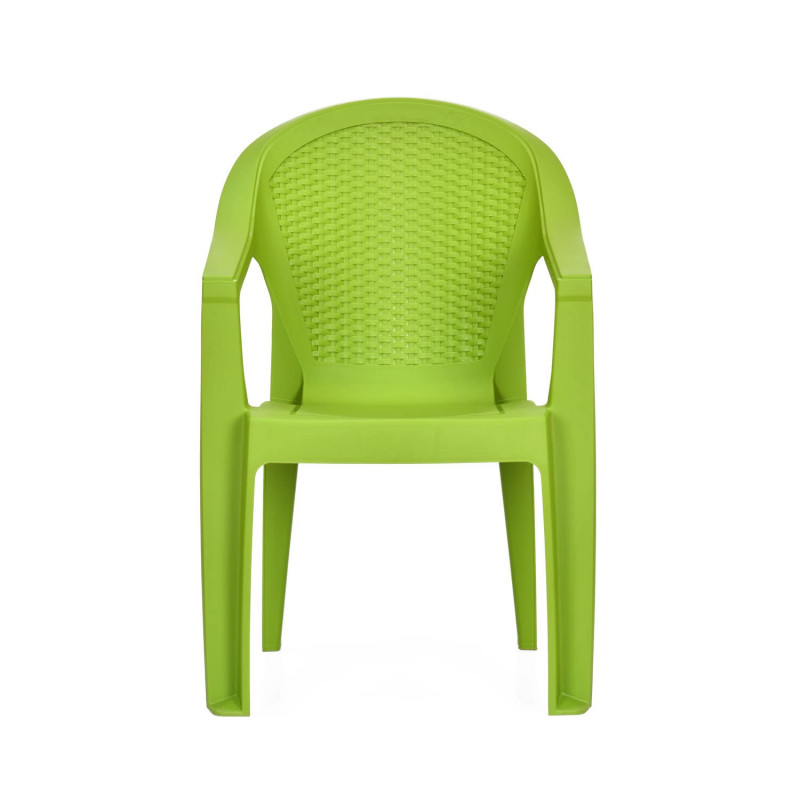 Green plastic chairs discount outdoor