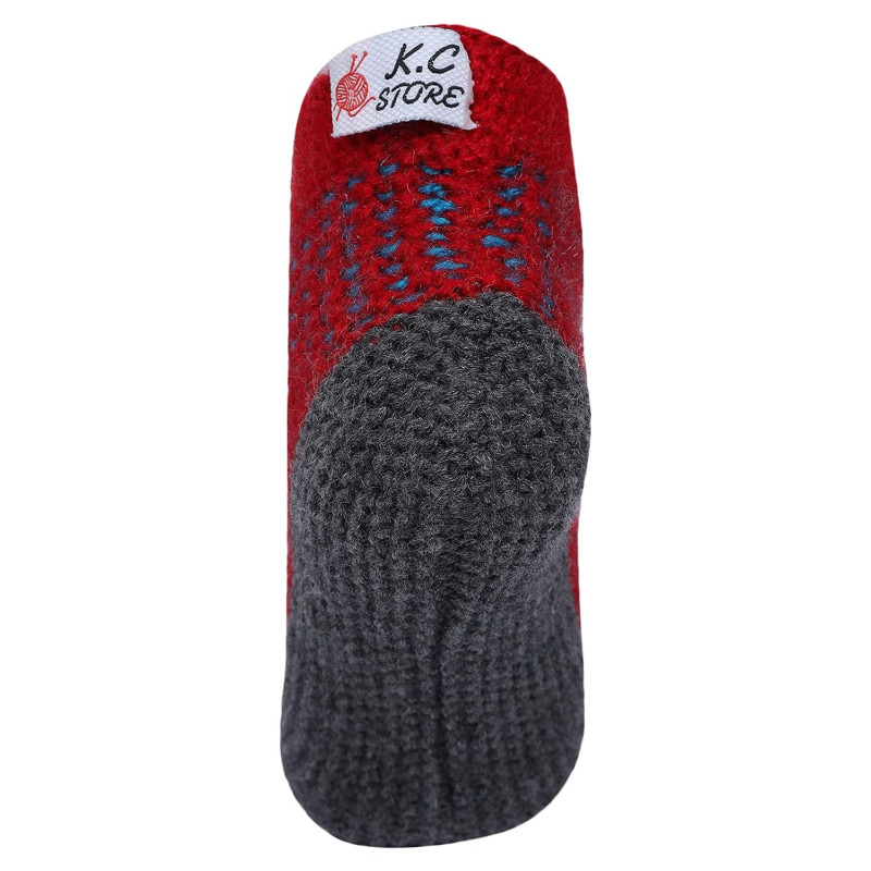 KCSOCKS Handmade Woolen Socks For Women Ladies Girls 100% Soft Cozy Made  With Pure And Natural Wool KC Women Socks Peacock Design