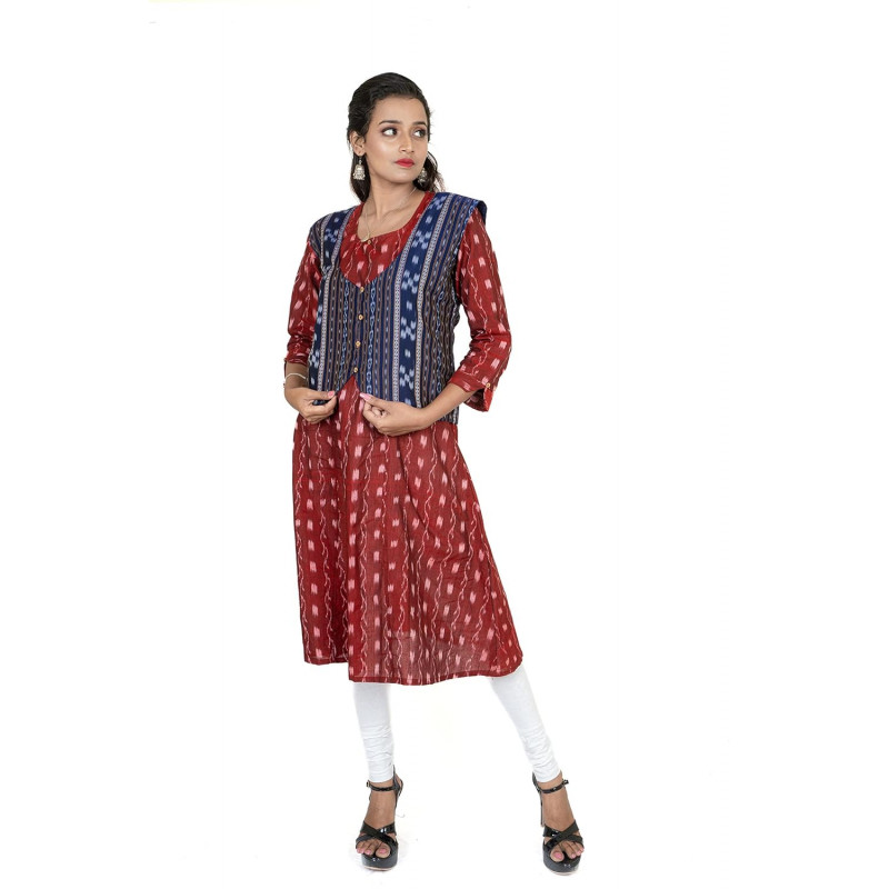 Ananya Handloom - #jacket design #sambalpuri #kurti | Facebook