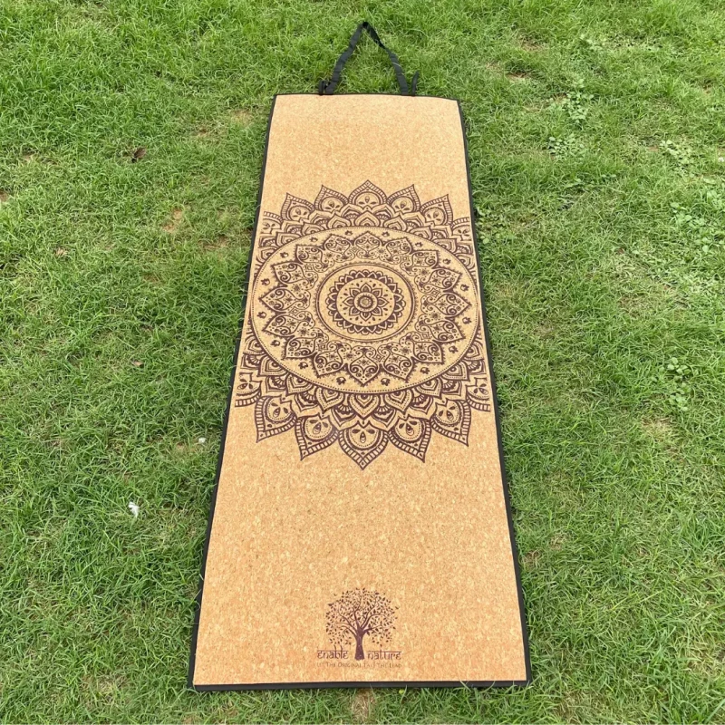 Mandala Cork Yoga Mat, 4.5MM