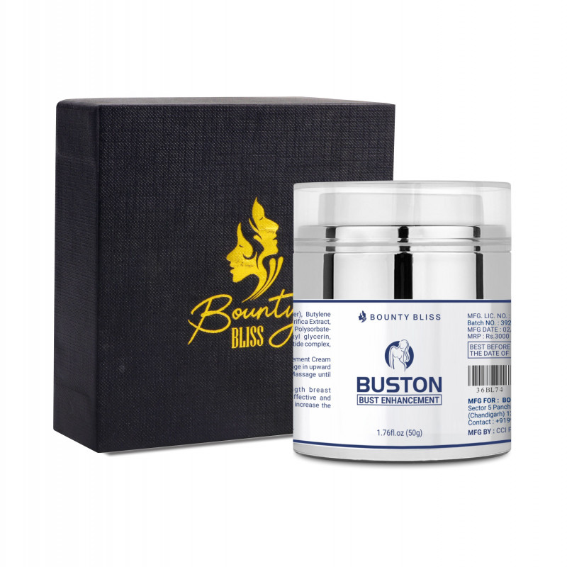 Bounty Bliss Buston Breast Enlargement Cream Natural And Nourishing Formula enhance Firm Bust Appearance 50g