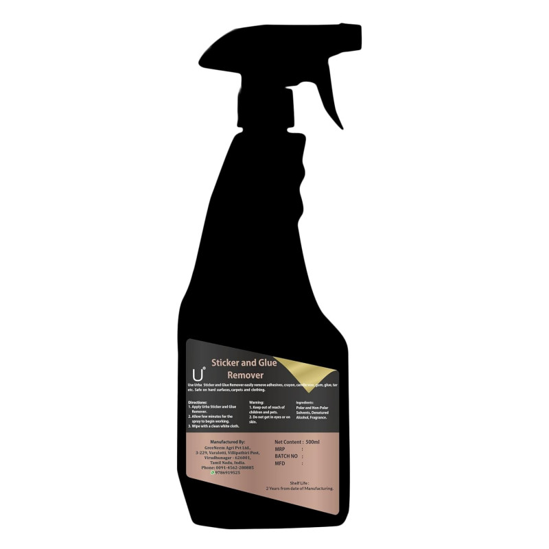 ATCA Sticker Dust Gum Glue Label Remover, Adhesive Remover Rust Remover  450ml Cleans Auto Interiors, Auto Bodies and Rims Cleaner 450 ML - ATCA SHOP