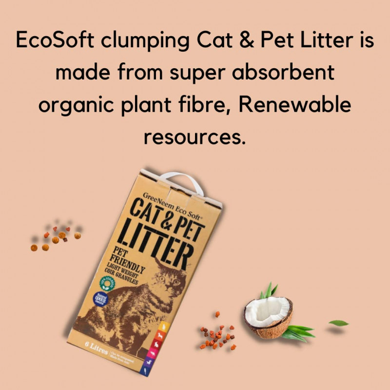 Photo inspiration: Fresh Look at Ecosoft Organic Cat Litter Plant Based