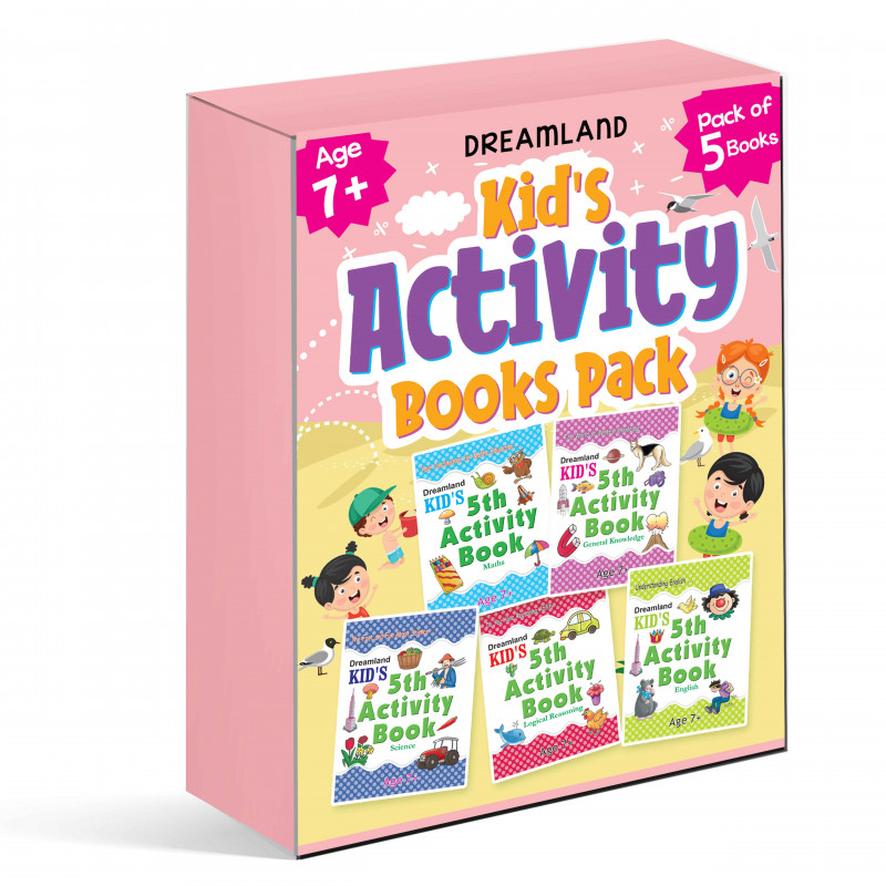 Kids 5th Activity Book Set | 5 Exciting Titles | Ages 7+ | Spark ...