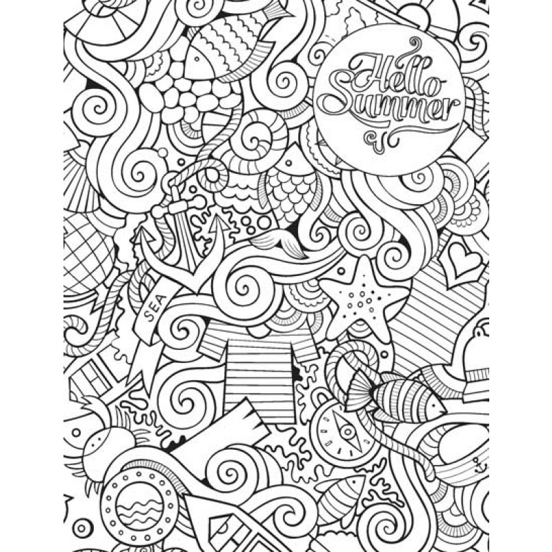 Dreamland Creative Doodle Coloring - Patterns | Adult Coloring Book ...