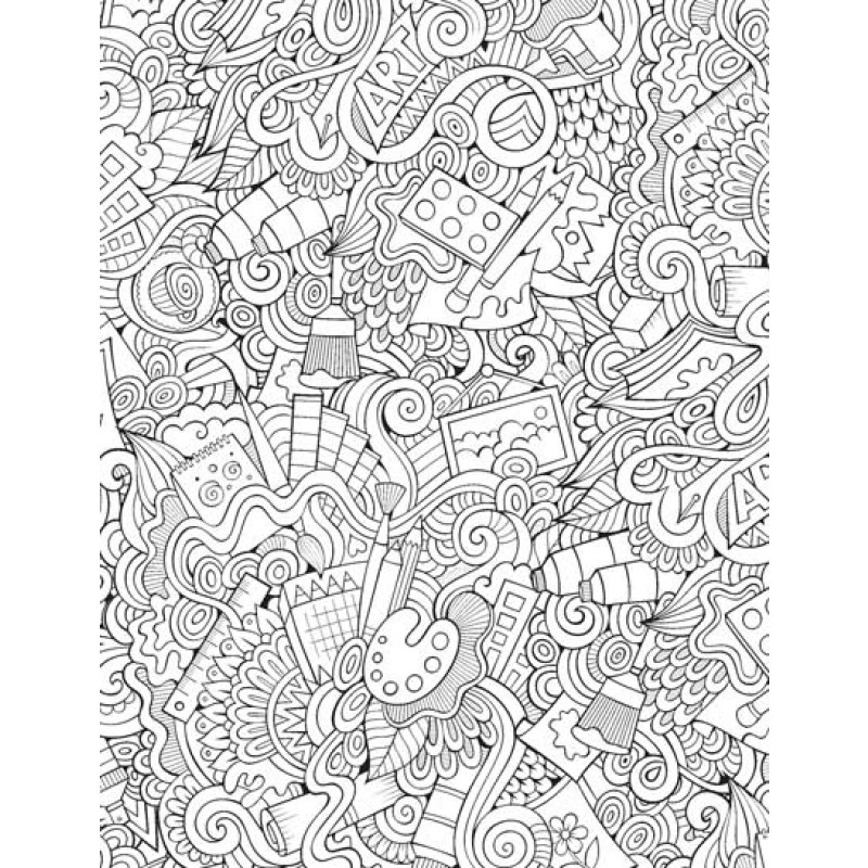 Dreamland Creative Doodle Coloring - Patterns | Adult Coloring Book ...