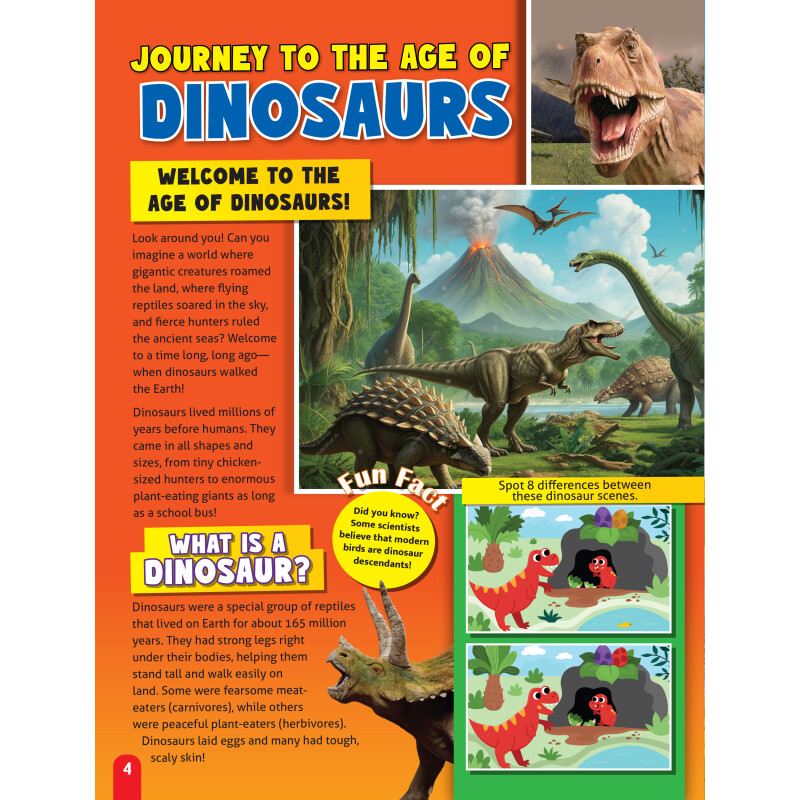 Explore Dinosaurs with Junior Genius Dino Discovery | Fun Learning Book ...