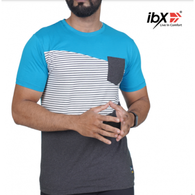 Ibx Round Neck Short Sleeve Cotton T Shirts For Men - Combo