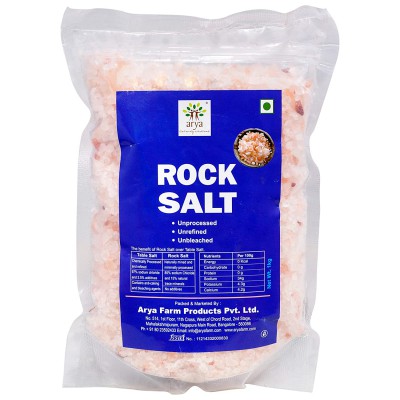 Natural Rock Salt ( Pink Salt Indu Uppu ) Naturally Mined , 1 Kg