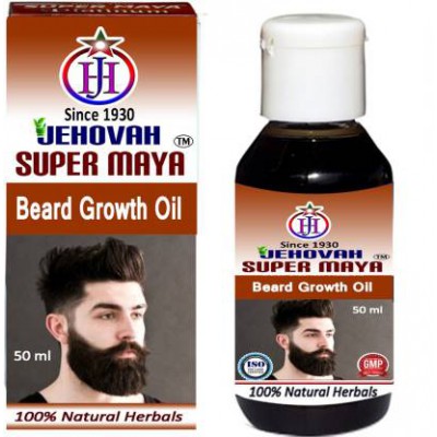 Super Maya Beard Growth Oil 50 Ml Hair Oil  (50 Ml) - Pack Of 1