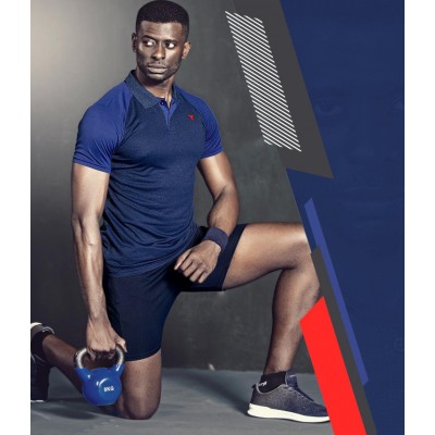 Casual Touch Men's Collar Regular Fit Polyester Sport Workout T-shirt