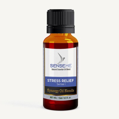 Senseme Natural Essential Oil Blend Stress Relief Oil - 15ml