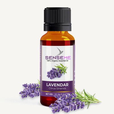 Senseme Natural Essential Oil Blend Lavender Organic Oil - 15ml