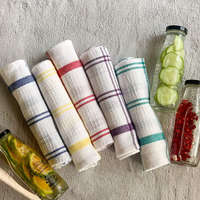 Pixel Home DÃcor Kitchen Cleaning Towel | Superior Cotton - 5pcs