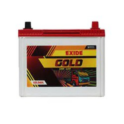 Exide Car Battery Feg0-gold60l 60 Ah With 18 Months Flat Warranty