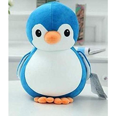 Penguin Teddy Bear Plush Soft Toy Cute Kids Birthday Animal Baby Boys/girls (28 Cm, Blue)