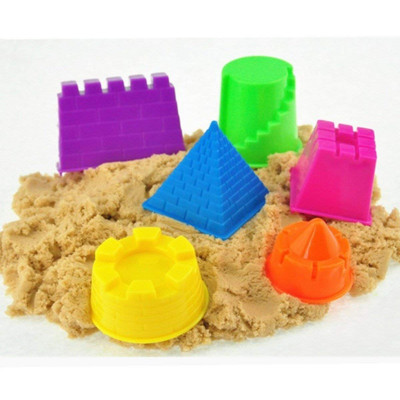 Moving Kinetic Universe Sand Tub Play Set Beach Toy Molds Kids Space Active Clay Sand Dough Tub Box With Tools Toys (500 Grams)