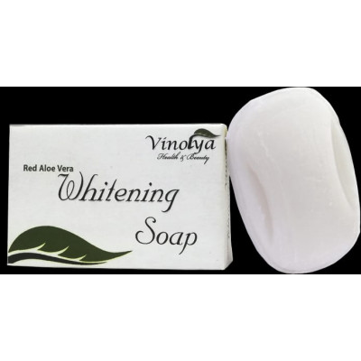 Ayush Vinolya 100% Natural Red Aloevera Whitening Soap - 75gm- Pack Of 1