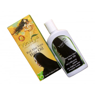 Ayush Vinolya 100% Natural Red Aloevera Hair Oil - 100ml - Pack Of 1