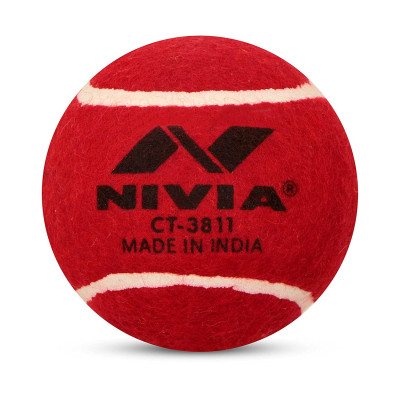 Nivia Cricket Tennis Ball (pack Of 12)