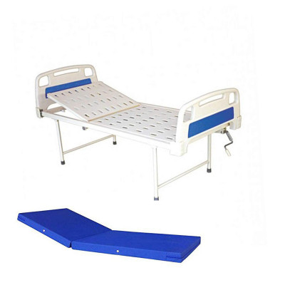 Semi Fowler Manual Hospital Bed With Mattress For Patients (single Function Bed, Preferences)