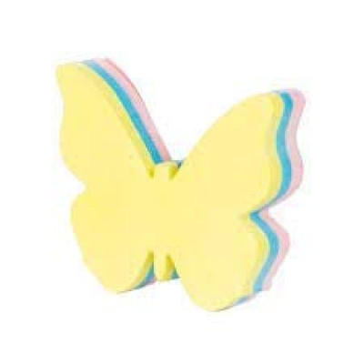 Aur Shoppe Multicolor Butterfly Shaped Sticky Notes | 100 Sheets - (5 Colors)