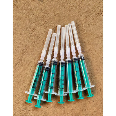 10 Pcs Ink Syringes 10ml Adding Tools With Needle For Cartridge Ciss Fitting