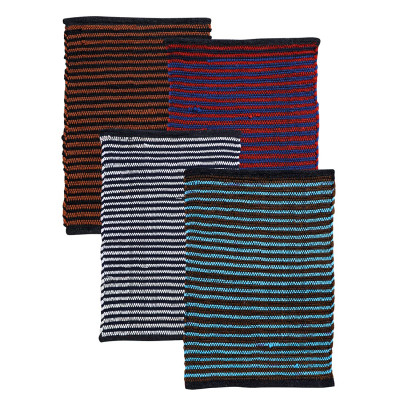 Cotton Weaved Reversible Door Mat For Home Entrance Or Outdoor - ( Size- 38 X 57 Cms) Multicolor | Set Of 4