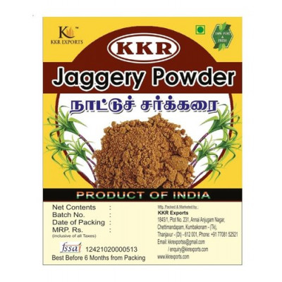 Organic Jaggery/gur/shakkar Powder - 500gms, Pack Of 1, 100% Organic, Substitute For Sugar