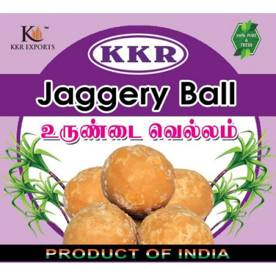 100 % Natural Organic Sugarcane Jaggery Gur Balls - 1 Kg (pack Of 1)