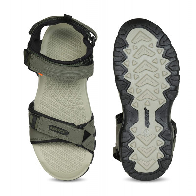 Sparx Men's Outdoor Sandals Olive Black