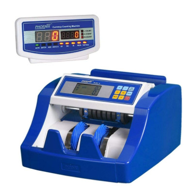 Phoenix Currency Counting Machine With Fake Note Detection And Lcd Display