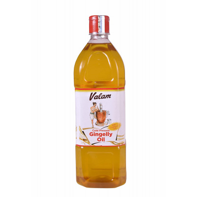 Valam 100% Natural Cold Pressed Gingelly Oil - (1 Ltr - Pack Of 1)