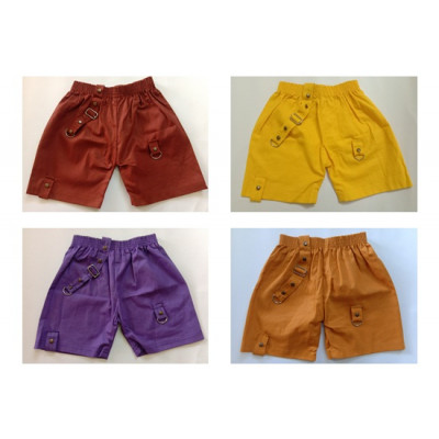 Kids Mini Cargo Shorts (pocketless) 4 Pieces Combo Pack