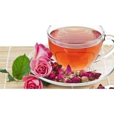 Rose Green Tea Bags 50 Pcs | For Glowing Skin | Made With 100% Whole Leaf & Natural Rose Petals