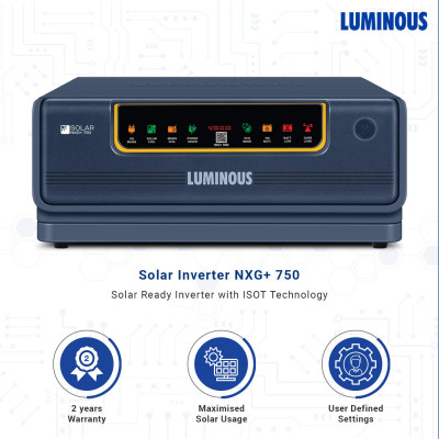 Luminous Inverter Nxg+750 For Homes, Shops Etc