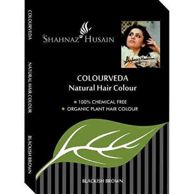 Shahnaz Husain Colourveda Natural Hair Colour Blackish Brown 100g (pack Of 3)
