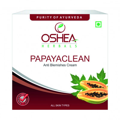 Oshea Papaya Clean Anti Blemish Cream - 50 Grams (orange)